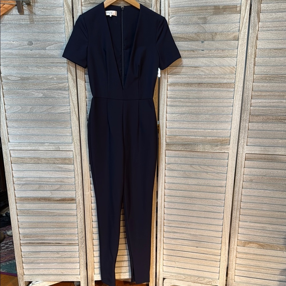 EUC-House of CB Blue Jumpsuit Versatile Chic Design